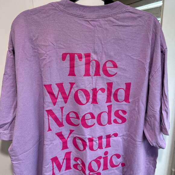 Dressed In Lala The World Needs Your Magic Oversized Tee - Picture 7 of 9